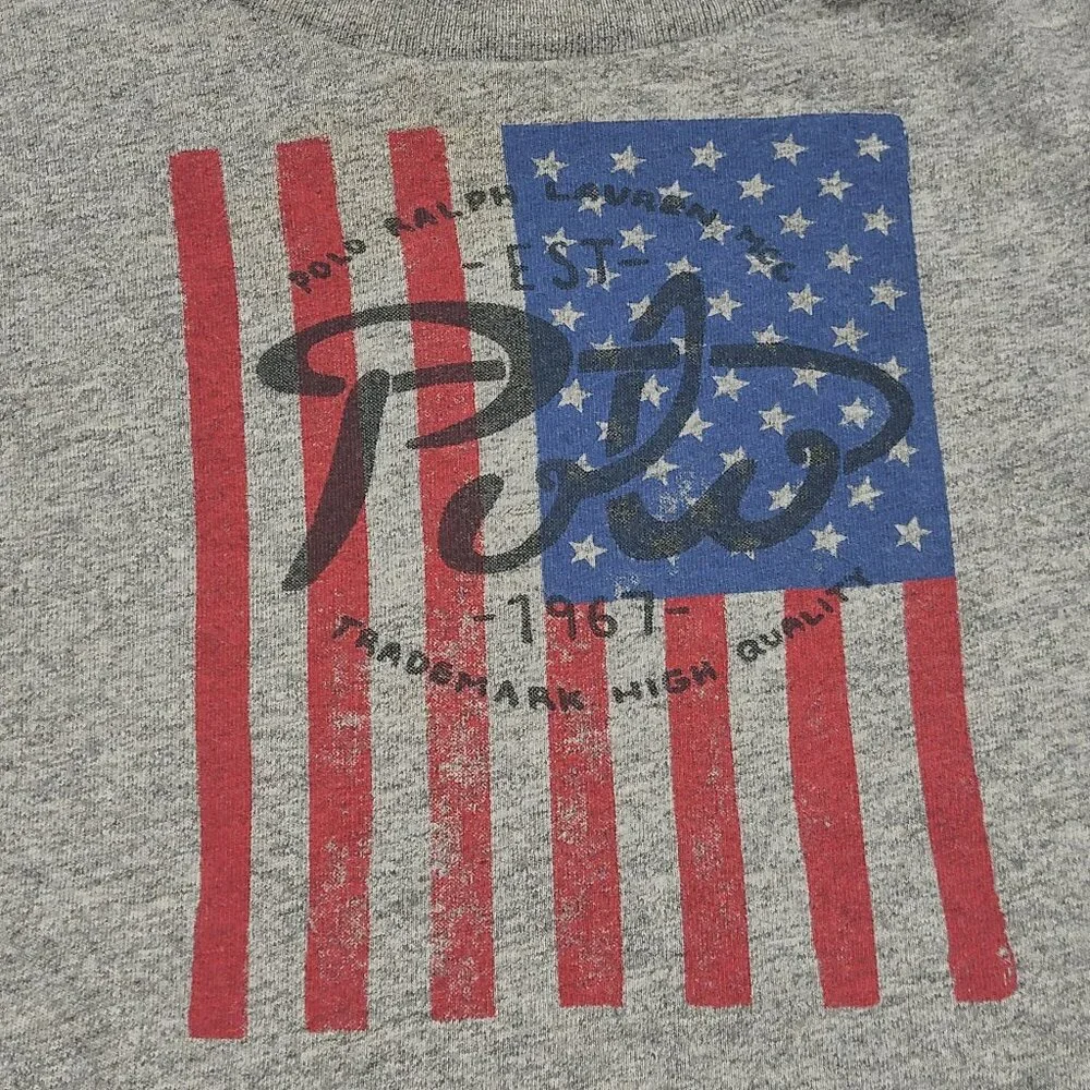 Ralph Lauren baby boy American flag tee size 12 months